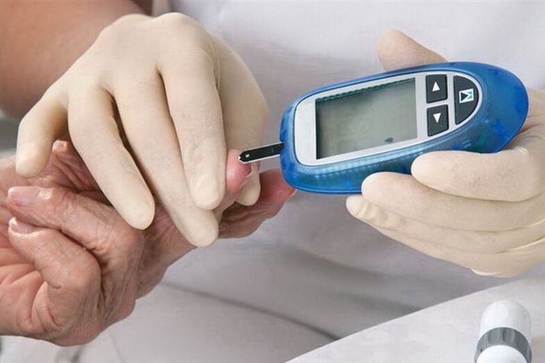 blood test to measure sugar in diabetes